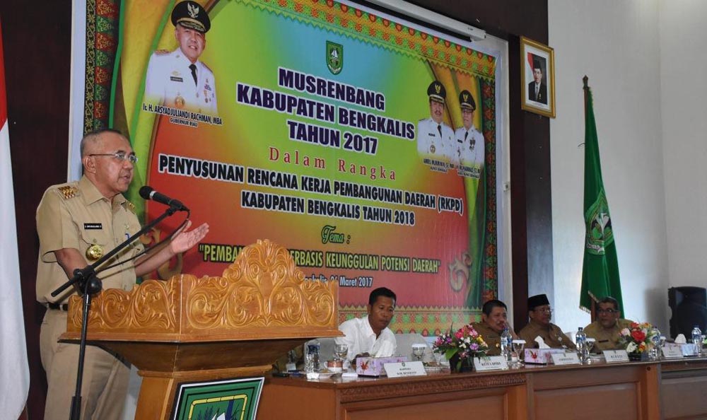 Andi Rachman Buka Musrenbang Bengkalis 2017